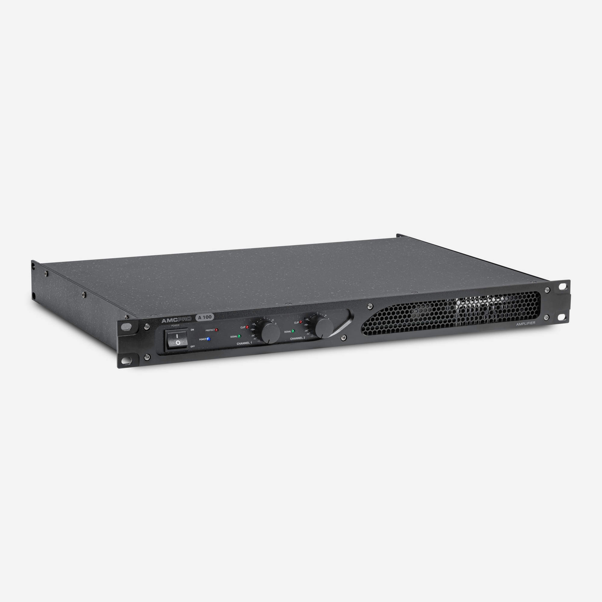 A 100 two channel professional power amplifier