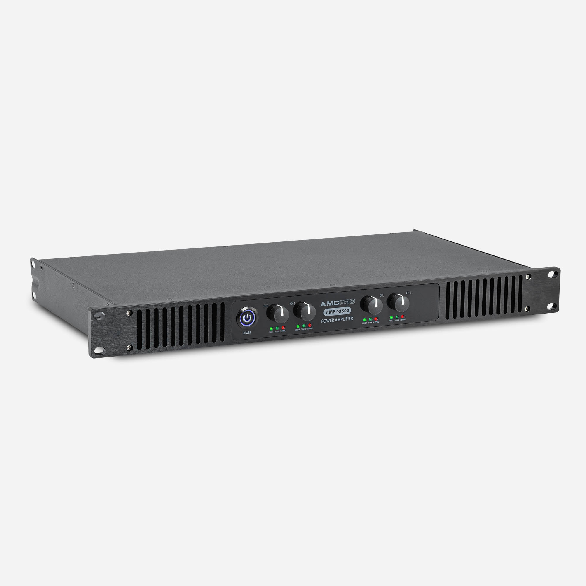 AMP 4X500 four channel professional power amplifier